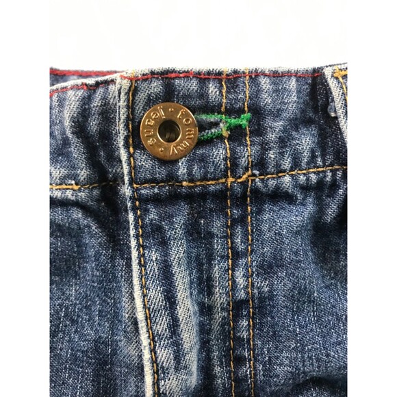 Y2K Tommy Hilfiger TH Cropped Hollywood Capri Wide Leg Low Rise Denim Jeans 3 - Picture 8 of 16